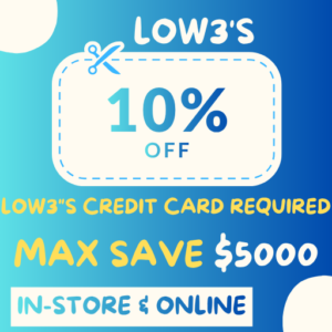 10% Off Lowes In-store - Online