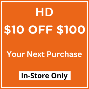 Home Depot $10 Off $100 In-Store