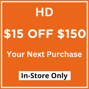 Home Depot $15 Off $150 In-Store