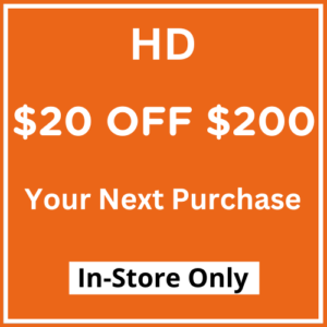 Home Depot $20 Off $200 In-Store