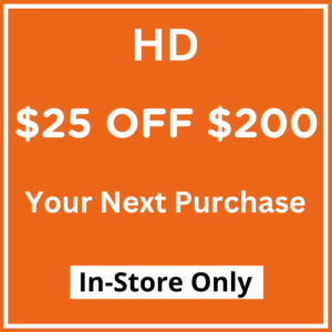 Home Depot $25 Off $200 In-Store