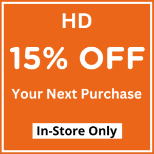 15% Off Home Depot In-Store Only
