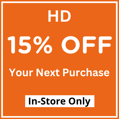 15% Off Home Depot In-Store Only