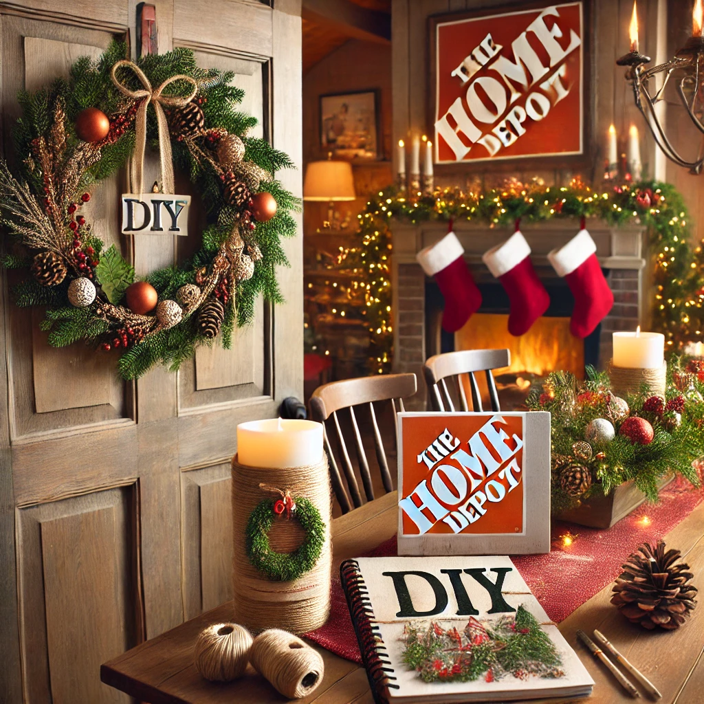 Home Depot DIY Christmas Projects