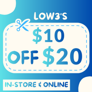 Lowes $10 Off $20 Online & In-Store