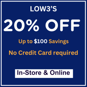 Lowe’s 20% Off – In-Store & Online