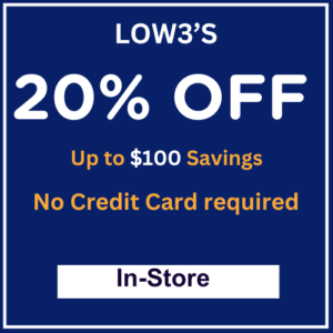 Lowe’s 20% Off – In-Store