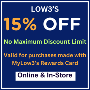 15% Off Lowes In-store - Online